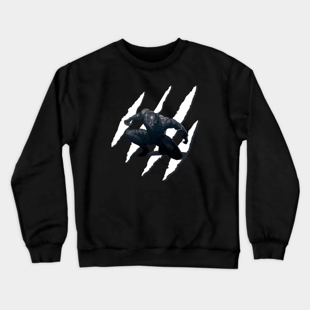 The King's Claws Crewneck Sweatshirt by JJFDesigns